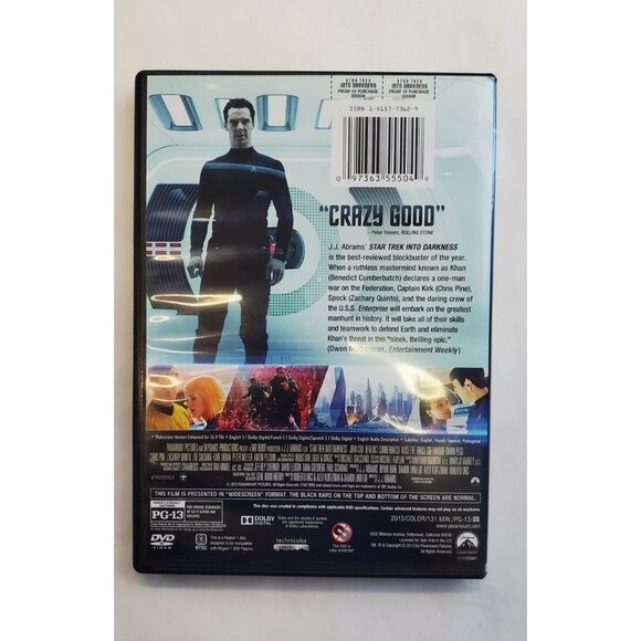 Star Trek: Into Darkness - DVD 2013 Widescreen - Picture 5 of 6